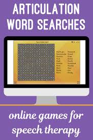 Due to the increase in teletherapy, i have been searching. Digital Word Search Online Games For Speech Therapy The Simply Speaking Club