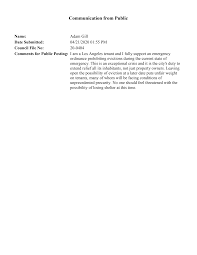 Communication from Public