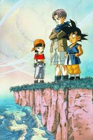 Dragon Ball Gt Pan Trunks And An Unfortunately Turned Back Into A Child Because The Writers Didn T Give Af G Dragon Ball Art Anime Dragon Ball Dragon Ball Z
