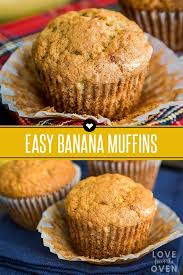 Delicious And Easy Banana Muffins Bananamuffins Muffins Banana Bread Muffins Easy Homemade Banana Muffins Easy Banana Bread