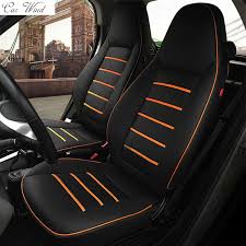 Car Wind Pu Leather Car Seat Covers For Mercedes Benz Smart Fortwo 2010 2017 Smart Forfour Seat Covers For Car Car Leather Car Seat Covers Benz Smart Car Seats