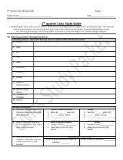 Unit 2 study guide materials | ms. Civics Eoc 2nd Study Guide Pdf 2nd Quarter Civics Study Guide Page 1 Student Name Date 2nd Quarter Civics Study Guide In Completing This Study Guide Course Hero
