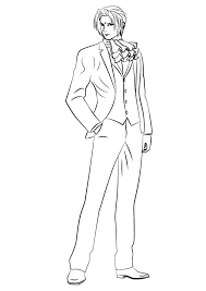 Large collections of hd transparent ace png images for free download. Miles Edgeworth From Ace Attorney Coloring Page Free Printable Coloring Pages For Kids