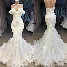 Luxury Mermaid Wedding Dresses 2019 Modest Beadwork Lace Applique Off Shoulder Dubai Arabic T Anthropologie Wedding Dress Mermaid Wedding Dress Wedding Dresses