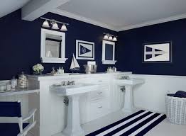 Marine design in bathroom is primarily displayed theme of sea in decoration. 20 Beautiful Beach Bathroom Decors Home Design Lover