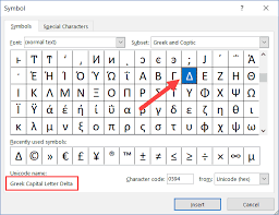 6 Easy Ways To Insert The Delta Symbol D In Excel Trump Excel