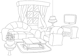 Color Living Room Print And Color Activities For Kids Living Room Prints Free Coloring Pages Free Printable Coloring Pages