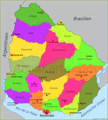 Where is uruguay located on the world map? Uruguay Karte Annakarte Com