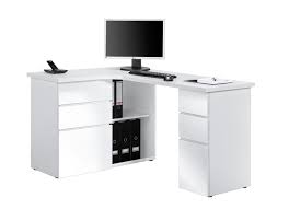 Bureau Informatique D Angle Contemporain Avec Rangement Blanc Brillant Nayade Matelpro Bureau Informatique Bureau Blanc Ikea Meuble Ordinateur
