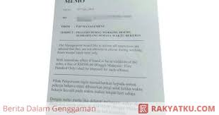 Haram menta'khirkan atau melewatkan solat asar sehingga tinggal waktu yang tidak sempat untuk dikerjakan. Karyawan Pabrik Di Malaysia Dilarang Salat Pada Jam Kerja Bila Melanggar Kena Rp1 6 Juta