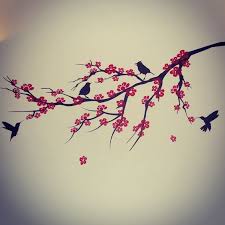 Cherry Blossom And Birds Tattoo Design Cherry Blossom Tree Tattoo Tree Tattoo Small Blossom Tree Tattoo