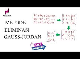 Contoh soal beserta jawaban metode eliminasi gauss jordan 4 variabel contoh soal. Mudah Metode Eliminasi Gauss Jordan Youtube