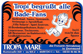 Tropa Mare Wellenbad Dortmund Aufkleber Aus Den 80er Jahren Dortmund Wellenbad Aufkleber