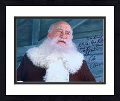 The actor who starred in movies and tv shows such as elf, . Ed Asner Elf Santa Claus Signed 11x14 Photo Jsa