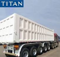 5 Axles Dropside Sand Break Stone Rocky Scrap Yard Tipper Semi Trailer for  Mine/coal Transport