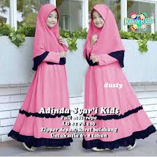 Beragam pilihan model baju muslim untuk anak anak perempuan 2019 dan baju muslim untuk laki laki kini hadir dengan tampilan yang lebih. Adinda Syari Khimar Baju Gamis Anak Baju Gamis Anak Perempuan Baju Muslim Anak Gamis Anak Murah Gamis Anak Terbaru Syari Anak Baju Setelan Anak Gamis Anak Modern Lazada Indonesia