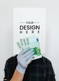 Gloved Hands Holding A Blank Paper Mockup With Banknotes Free Image By Rawpixel Com Karolina Kaboompics In 2020 Paper Mockup Mockup Free Video Background