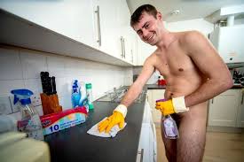 Naked male cleaner says business is booming after seeing 'gap in ...