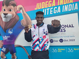 Subramanian Siva of Services clears a height of 5.31m to break the national  record in the men's pole vault. The old record was 5.30m also by him.  Swapna Barman of Madhya Pradesh