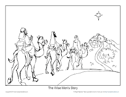 Nativity coloring page from bible story printables. Free Christmas Coloring Pages For Kids On Sunday School Zone