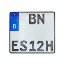 Carbon Nummernschild Online Bestellen Din Gepruft Und Zugelassen