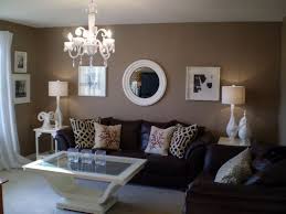 wall colors for brown furniture living