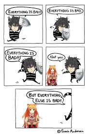 Shield Hero In A Nutshell Animemes Anime Memes Funny Anime Funny Hero