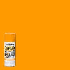 Rust Oleum 12 Oz Farm Implement Caterpillar Yellow Gloss Enamel Spray Paint 6 Pack 280140 The Home Depot