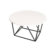 White is a versatile option suitable for many color palettes, and a coffee table can add both form and functionality to space. Wire White Coffee Table Electra Exhibitions