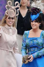 Prince harry's cousin arrived at st. Princess Beatrice And Eugenie Hats The Royal Wedding Fashion Protocol Eugenie And Beatrice Will Abide By When It Comes To Prince Harry And Meghan Markle S Nupt Fashion Princess Beatrice Royal Wedding