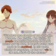 Watch classroom of the elite online english dubbed full episodes for free. Gabrielaborniotti Kiyotaka AyanokÅji Classroom Of The Elite Quotes Random Quotes There Are Two Kinds Of People In This World Classroom Of The Elite Is A Japanese Light Novel Series Written