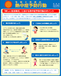 ・熱中症環境保健マニュアル ・夏季のイベントにおける熱中症対策ガイドライン ・熱中症予防に役立つ配布資料 ・熱中症予防の動画・音声コンテンツ ・過去の講演資料 ・まちなかの暑さ対策ガイドライン ・学校における熱中症対策ガイドライン作成の手引き ç†±ä¸­ç—‡ã‚‚äºˆé˜²ãŒå¤§äº‹ ç—…æ°—ã«ã¤ã„ã¦çŸ¥ã‚ã† å¥åº· åŒ»ç™‚ ãã‚‰ã—ã®æƒ…å ± ã†ã‚‹ã¾å¸‚å½¹æ‰€