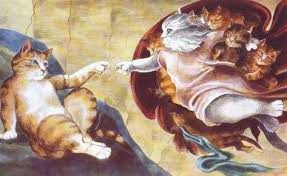 Unlu Tablolarin Kedili Versiyonlari Cats Cat Art Art Cat Tattoo