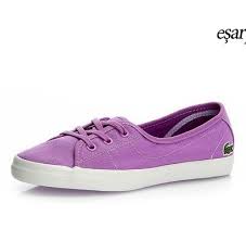 Mor Bayan Lacoste Babet Modeli Vans Authentic Sneaker Sneakers Shoes