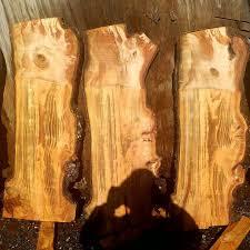 Cherry Wood Slabs With Graft Line Wood Slab Cherry Wood Wood Pieces