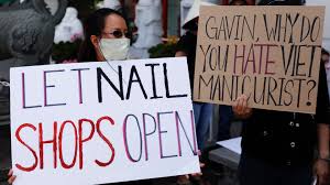 However, there are some exceptions in california and hawaii. Nail Salons Struggle To Stay Afloat In California S Reopening Abc10 Com