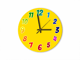 Aici găsiți desene de colorat cu cifra 10 pentru copii. Ceas De Perete Folina Galben Cu Cifre Colorate 30 Cm Diametru