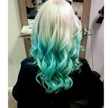 Blonde Blue Turquoise Ombre Blonde Ombre Teal Ombre Hair Turquoise Hair Ombre
