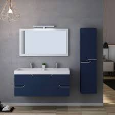 Trois types de vasque pour salle de bain sont disponibles : Ensemble De Salle De Bain Double Vasque 120 Cm Ensemble Double Vasque Bleu Calabro
