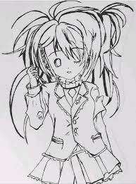 Lips are often simplified down to a line, but some how i draw anime characters. Anime Drawing An Artist Drawings Illustration Childrens Art Comics Artpal