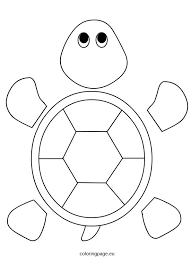 Turtle Template For Preschool Turtle Crafts Turtle Coloring Pages Sea Turtle Craft