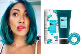My 13 year old daughter dyed her hair with 'temporary' blue and purple dyes over the summer that should have washed out within 10. How To Get Hilary Duff Rsquo S Temporary Blue Hair With At Home Dye People Com