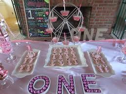 Baby S First Birthday Candy Buffet Candy Buffet Birthday Candy Buffet Birthday Candy