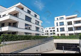 I magine your dream home, designed by your favorite architect. Modern Apartment Houses With Underground Parking In Royalty Free Photo 19378516 Panthermedia Stock Agency