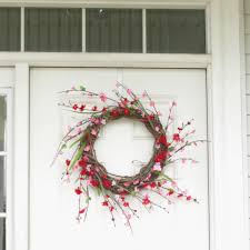 25 beautiful diy front door summer wreaths. Diy Front Door Wreath In 3 Quick Steps And 10 Minutes At Home With Zan