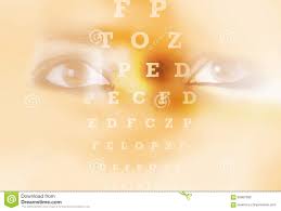 Eye Chart Test Eye Vision Stock Image Image Of Distortion