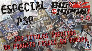 Check spelling or type a new query. Big In Japan Vol 2 203 Juegos De Psp Ineditos En Europa Formato Fisico Youtube