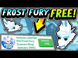 The roblox adopt me codes 2021 is available here for you to use. Download How To Get Frost Fury Pet For Free In Adopt Me