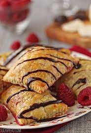 Raspberry Brie And Chocolate Puff Pastries Sugarhero Com Look So Yummm Puff Pastry Recipes Chocolate Puff Eat Dessert