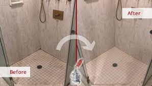 4k00:14male hand wipes dirty tile adhesive mosaic ceramic tile in swimming pool 4 k finishing off tiling job with wiping off grout construction site decoration blue tile repair interior design finishing work. Thanks To A Grout Sealing Service In Ambler Pa This Shower Underwent An Amazing Transformation